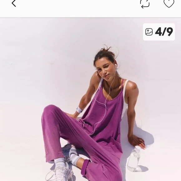 FP Movement Hotshot Onesie In The Color Deep Mulberry Size Small NWT - Picture 4 of 5